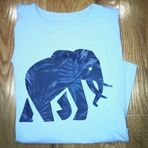 NWT Men's elephant graphic tee shirt